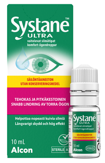Systane Ultra säilytysaineeton 10 ml