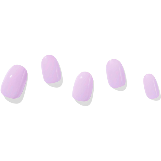 Dashing Diva Glaze Semi Cured Solid Color Gel Nail Strips Creamy