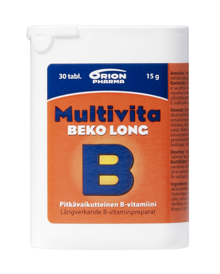 Multivita Beko long 30 depottabl