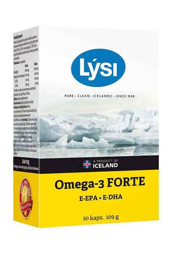 Lysi Omega-3 Forte 80 kapselia