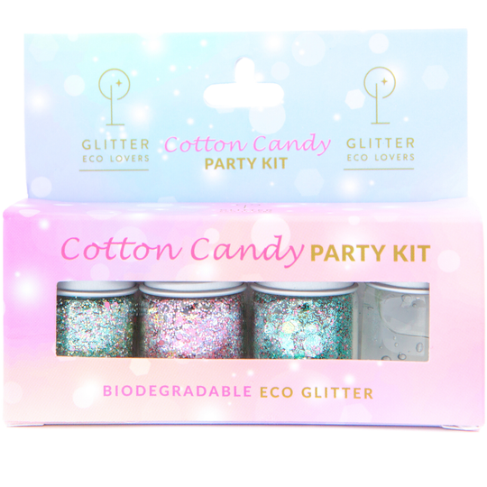 Glitter Eco Lovers Cotton Candy Party Kit 24 ml