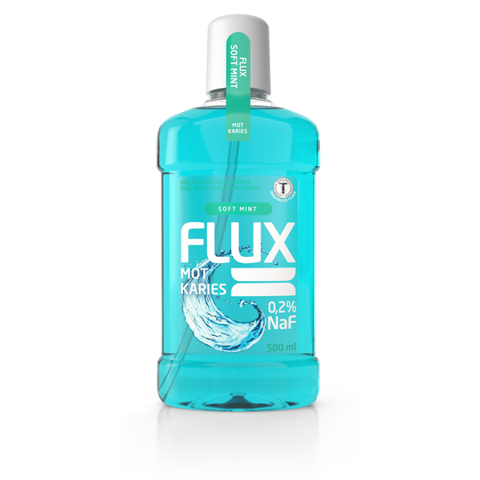 Flux Soft Mint Munskölj 500 ml