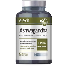 Ashwagandha 120 kapselia