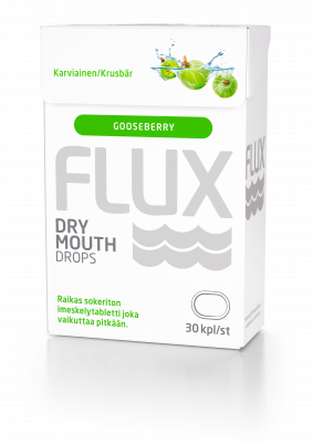 Flux Dry Mouth karviaisenmakuinen 30 imeskelytabl