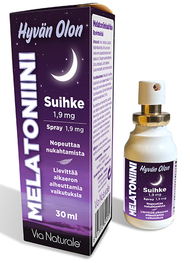 Hyvän olon melatoniinisuihku 1,9mg 30ml