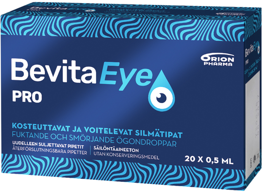 Bevita Eye Pro 20x0,5 ml silmätippa pipetti