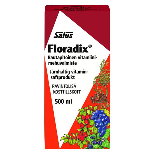 Salus Floradix 500 ml nestemäinen rautavalmiste