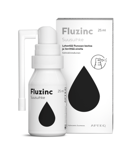 Fluzinc Suusuihke salmiakin makuinen 25 ml