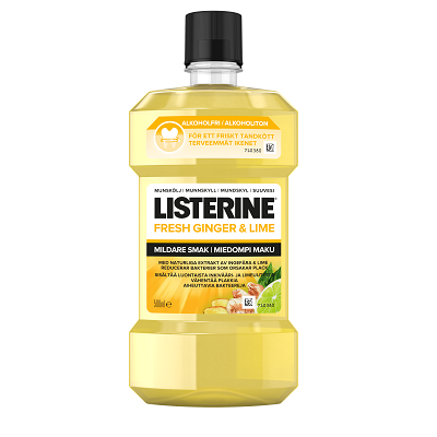 Listerine Fresh Ginger&Lime suuvesi 500 ml