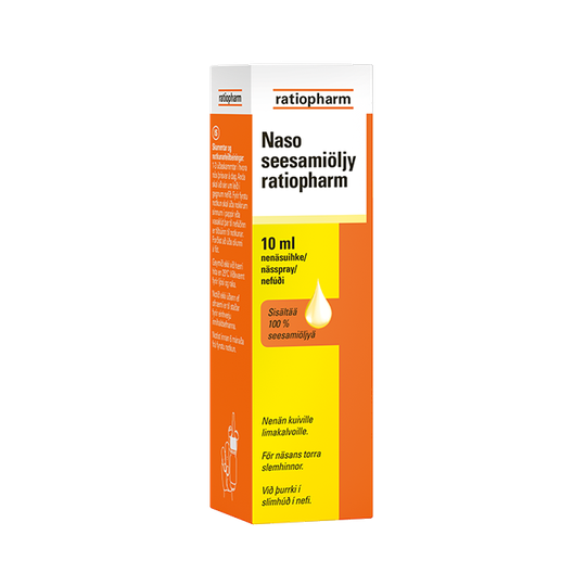 Naso Seesamiöljy Ratiopharm 10 ml nenäsumute