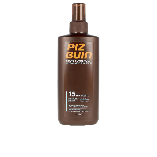 Piz Buin Ultra Light Hydrating Spf15 aurinkosuojasuihke 200 ml