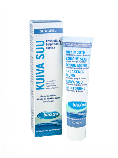 Bioxtra geeli 40 ml hellävarainen kuivalle suulle