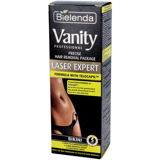Bielenda VANITY LASER EXPERT hair removal cream, bikini 100 ml