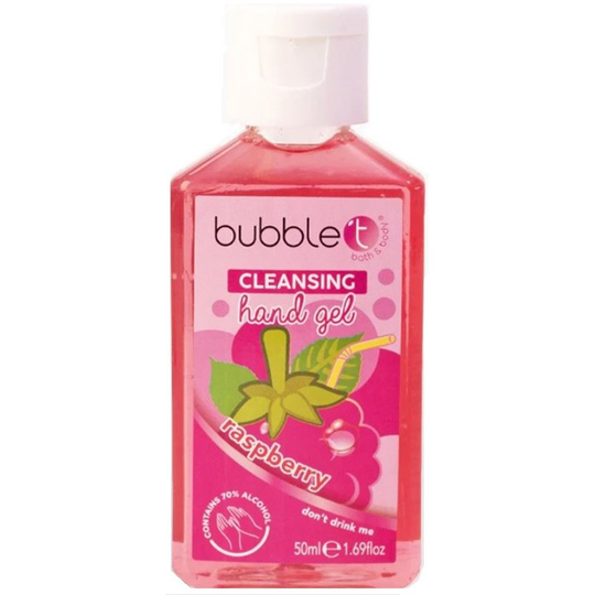 BubbleT Cleansing Hand Gel Raspberry 50 ml