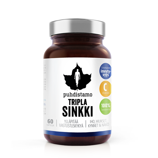 Puhdistamo Tripla Sinkki 60 kpl