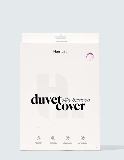 Silky Bamboo Duvet Cover, Cameo Pink