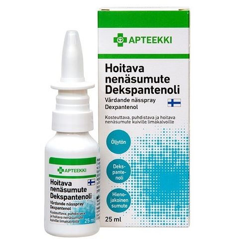 Apteekki Hoitava nenäsumute Dekspantenoli 25 ml