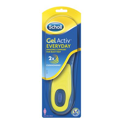 Scholl Everyday Women geelipohjallinen 1 pari