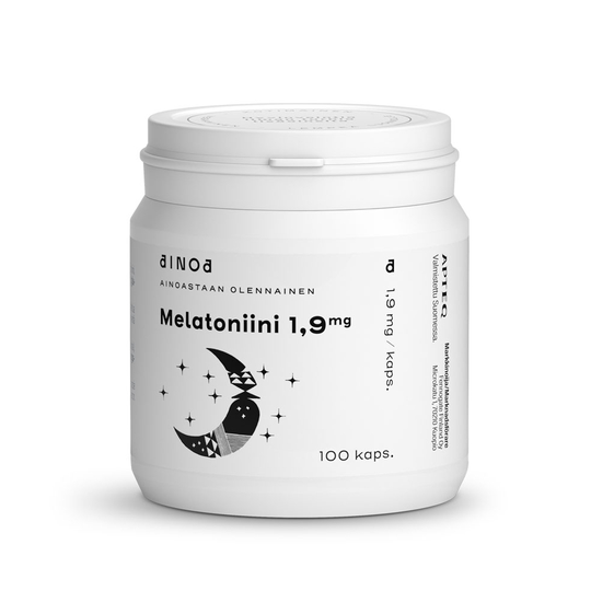 Ainoa melatoniini 1,9mg 100 kaps