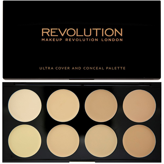 Makeup Revolution Ultra Cover and Concealer Palette Light
