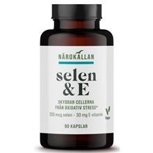 Närokällan Selen & E 90 kapselia