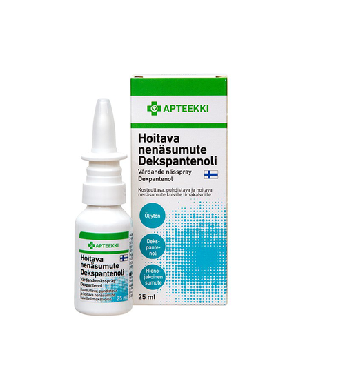 APTEEKKI Hoitava nenäsumute Dekspantenoli 25 ml
