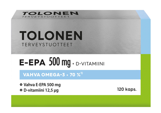 Tolonen E-Epa 500 mg 120 kaps
