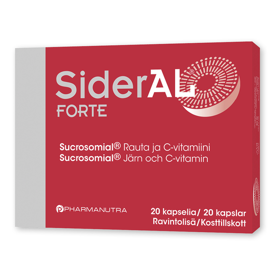 SiderAL FORTE rauta 30mg 20 kaps