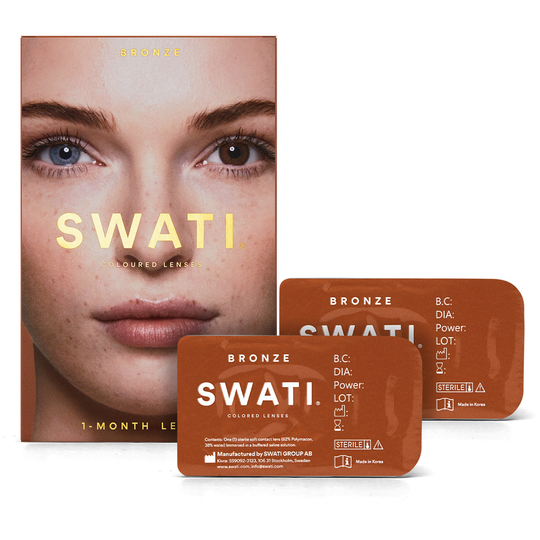 SWATI Cosmetics Coloured Lenses BRONZE 1 MONTH