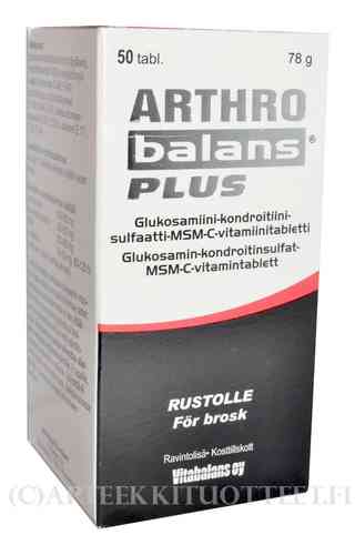 Arthrobalans Plus 50 tablettia