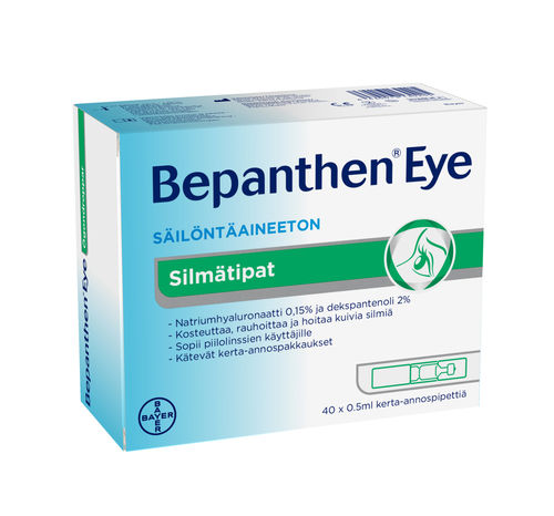 Bepanthen Eye silmätipat 40 x 0,5 ml