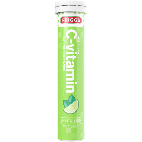 Friggs C-vitamiini 20 poretablettia Minttu & lime