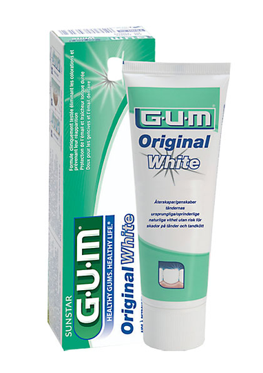 Gum Valkaiseva hammastahna 75 ml original white toothpaste