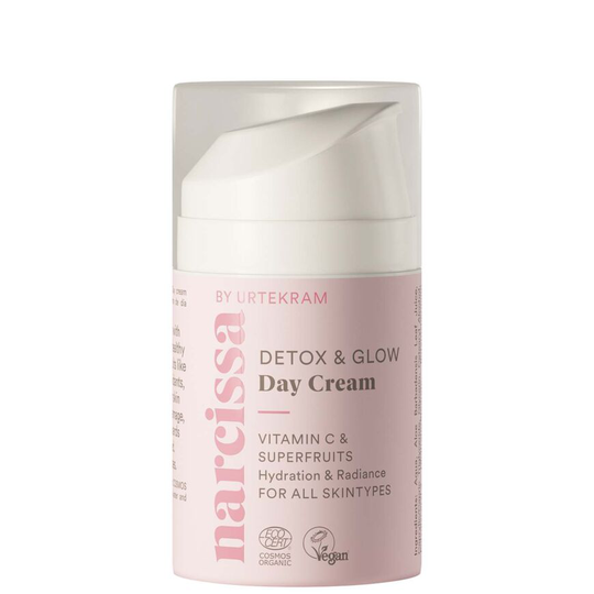 Narcissa by Urtekram luomu Detox&Glow 50 ml päivävoide