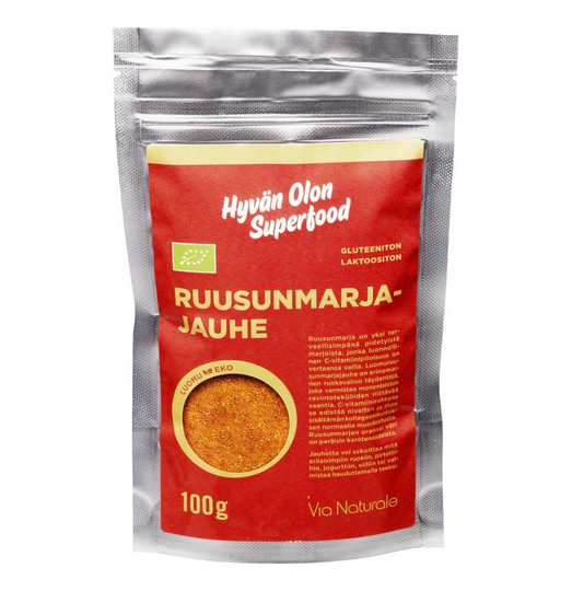 Hyvän olon superfood ruusunmarjajauhe 100 g luomu
