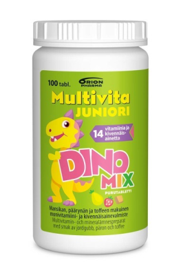 Multivita Juniori Dino Mix Monivitamiini 100 purutabl