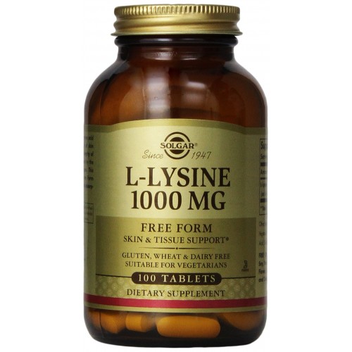 Solgar L-Lysiini 1000mg 100 tabl