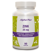 Zink 25 mg 90 kapselia