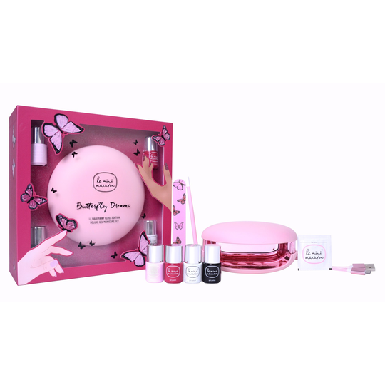 Le Mini Macaron Gel Manicure Kits Le Maxi Butterfly Dreams Gel Ma
