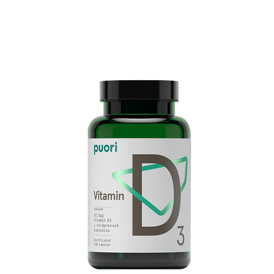 Puori D3 D-vitamiini, 120 caps