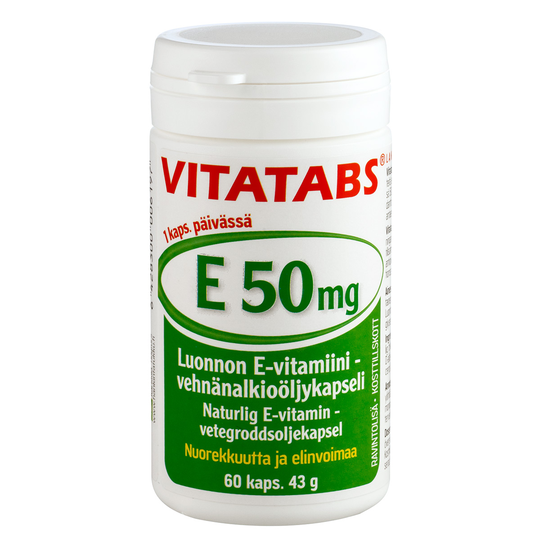 Vitatabs e 50mg 60 kaps / 43 g