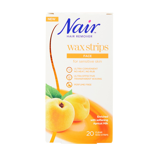 Nair Hair Removal Apricot Wax Strips Face