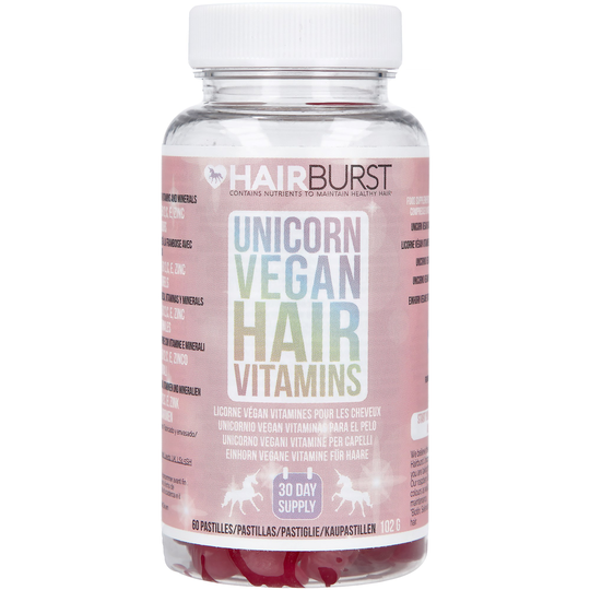 Hairburst Vegan Unicorn Hair Vitamins 60 st