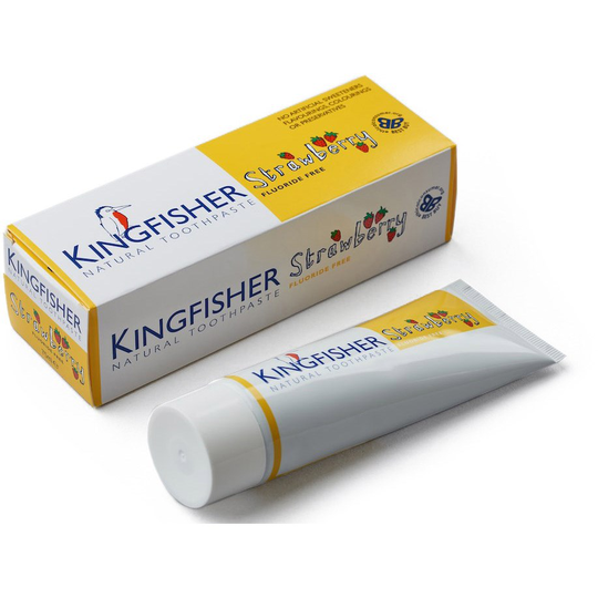 Kingfisher Kids Toothpaste Strawberrry Fluor Free 75 ml