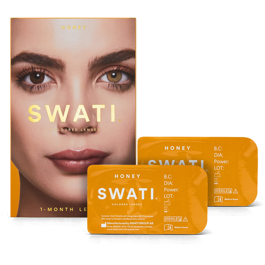 SWATI Cosmetics Coloured Lenses HONEY 1 MONTH