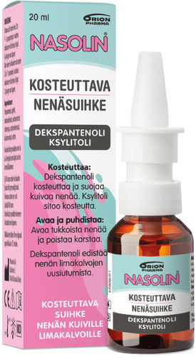 Nasolin kosteuttava nenäsuihke 20 ml *