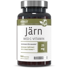 Järn plus C-Vitamin 100 tablettia