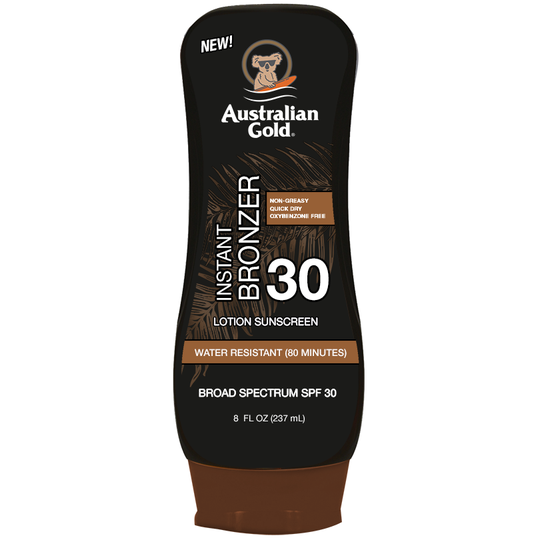 Australian Gold SPF30 Lotion With Bronzer 237 ml